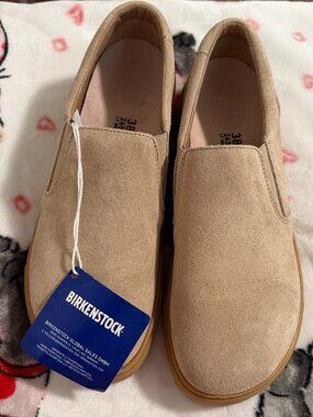 Birkenstock Oswego Suede Leather Slip On Shoes